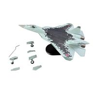 Fonowx Modello Statico Aereo da Collezione Jet da Caccia Miniatura Mini Aereo con Base Nera Stabilizzata in Lega E per Mostrare Linee Slanciate Adatto per, SU57 Mimetico Digitale Intercambiabile