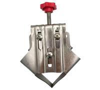 Fonowx Morsetto Angolare Pinza Cornici Morsetto Triangolare Regolabile Corpo in Acciaio Inox Adatto per Laboratorio Falegnameria Saldatura Arredamento Casa, Chiuso 15cmx10.3cm