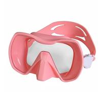 Fonowx Occhialini da Nuoto Maschera Subacquea Snorkeling Maschera Immersione Ampio Campo Visivo Lente in Vetro Temperato Sigillo in Silicone Anti