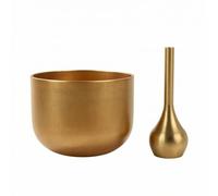 Fonowx Oggetto per Meditazione di Piccole Dimensioni in Ottone Composito con Silicone per Arredamento Minimalista E Contemplazione, Mini Standard