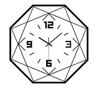 Fonowx Orologio da Parete Creativo Silenzioso Quadrante Geometrico Acrilico Numeri Facili da Leggere Meccanismo Silenzioso Adatto a Camera Letto Soggiorno