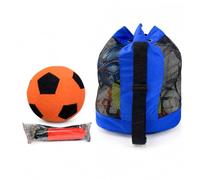 Fonowx Pallone da Allenamento da Calcio di Dimensioni Standard 4 con Pompa E Custodia per Attrezzatura Sportiva per Allenamento di Calcio al Bersaglio