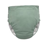 Fonowx Pannolini di stoffa per adulti Pannolini lavabili Copri pannolini regolabili con fibbia laterale per pantaloni per incontinenza robusti e, Grigio