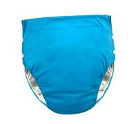 Fonowx Pannolini di stoffa per adulti Pannolini lavabili Copri pannolini regolabili con fibbia laterale per pantaloni per incontinenza robusti e, blu