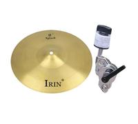 Fonowx Piatto Crash Ride Da 12 Pollici con Asta Regolabile per Batteria, Strumenti a Percussione E Altri Strumenti Ritmici, Accessori Adatti per Esibizioni S