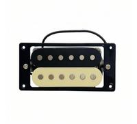 Fonowx Pickup per Chitarra Elettrica Humbucker con Sovrapposte Telaio in Plastica E Metallo Poli Visibili Cablaggio a Due Fili Adatto a Costruzioni Personalizzate Riparazioni Prove, 52mm
