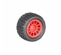 Fonowx Pneumatici Rc Auto 1/18 Ruote Ricambio Cerchi Compresi Materiale Plastica Aderenza su Fondo Irregolare Guida Fluida Adatti per Backyard Uscite all’Aperto Percorsi Sconnessi, Color to 2