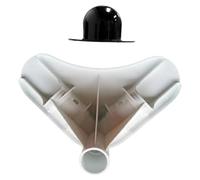 Fonowx Pool Frame Corner Joint Giunto Connettore Telaio Piscina Componente Sostituzione Valvola Materiale PP Facile da Montare Adatto a Piscine Giardino Este, Bianco