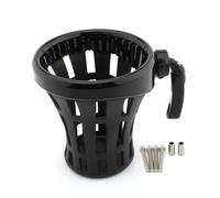 Fonowx Portabicchiere Portabevande Supporto Bicchiere Bottiglia Porta Tazza Manubrio Compatto per Bicchieri E Borracce Fissaggio con Viti Adatto a Gite Domenicali, Nero