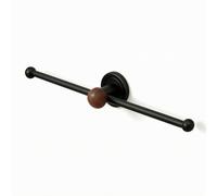 Fonowx Portagioie da Parete con Barra Appendiabiti in Acciaio Carbonio E Plastica per Organizzare Bracciali Cerchietti E Piccoli Accessori con Design Sferico, color to 5, 30 Cm