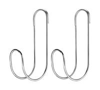 Fonowx Portagomma da Giardino Gancio da Parete Supporto per Tubo Organizzatore per Garage in Acciaio Antiruggine Adatto per Tenere in Ordine Giardini E Canti, 2 Pezzi