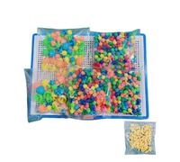Fonowx Puzzle a Forma di, Giocattolo Educativo per Bambini, Blocchi Da Costruzione Cognitivi per Bambini Dai 3 Ai 5 Anni, Regalo di Compleanno, Gioco D, 832 Pezzi, Taglia unica bambino