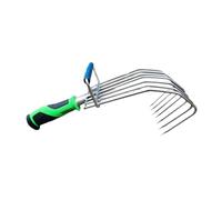 Fonowx Rastrello a Mano, Piccolo Strumento Portatile per Diserbo, per Lavori di Giardinaggio in Giardino