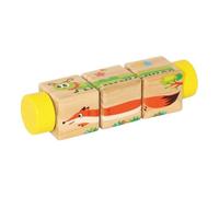 Fonowx Rompicapo Rotante | Design Compatto Tascabile, Puzzle Rotante in Legno, Puzzle Girevole, per Casa, Asilo, Bambini Piccoli, Neonati, Bruco