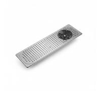 Fonowx Rubinetto Commerciale Lavello con Lavabicchieri Automatico Accessorio Risciacquo Tazze Funzione Spruzzatore Materiali Acciaio Inox Rame Adatto per Bar, Moderno, Argento, Lungo