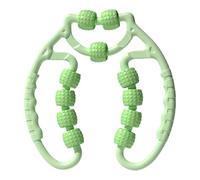 Fonowx Rullo da Massaggio per Tessuti Profondi Strumento di Modellamento Pinza per Polpacci con 11 Ruote per Pressione Uniforme Adatto per La Circolazione, Verde