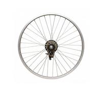 Fonowx Ruota Posteriore Bicicletta Completa Cerchione Mozzo Freno Montaggio con Cuscinetti E Raggi Spessi in Alluminio E Acciaio Adatta Officine Ciclistiche Uso Quotidiano, style to 3