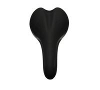 Fonowx Sella Bici GUB 3083 in Pelle con Punta Affusolata E Parte Posteriore per Ridurre La Pressione E Aumentare La Stabilità Durante Le Uscite in Bicicletta, Nero