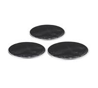 Fonowx Set di 3 Pelli per Grancassa a 2 Strati Da 8, 10 E 13 Pollici per Batteria, per Principianti E Studenti, Colore Nero.