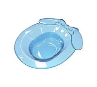 Fonowx Sitz Bath per sedile del WC Sit Bath Ampia area salotto Lavabo versatile Ciotola da bagno per il bagno in viaggio, blu