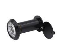 Fonowx Spioncino per Porta con Copertura Girevole, Multifunzionale, per Dormitorio, Piccolo, Resistente, Ufficio, 220 Gradi, Lente in Vetro Nascosta per Port, Nero da 35 a 60 mm