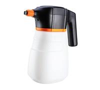 Fonowx Spruzzatore di Schiuma Elettrico, Spruzzatore Pressurizzato, Spruzzatore a Pompa Portatile Professionale da 2 Litri per La Pulizia, La Cura dei Dettag, Bianco Arancione