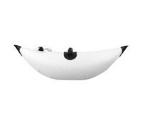 Fonowx Stabilizzatore Kayak Gonfiabile Galleggiante Outrigger per Canoe di Supporto Bilanciamento Tubo Aerodinamico Pvc Porta di Gonfiaggio Adatto per, Bianco