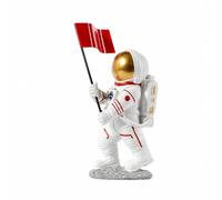Fonowx Statuetta di Esploratore Spaziale | Decorazione da Tavolo, Statuetta Esploratore Spaziale, per Libreria, Bambini, Oro, Sogno Cinese