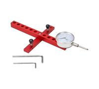 Fonowx Strumento per La Lavorazione Del Legno per Da Tavolo con Indicatore a Quadrante in Lega di Alluminio, Sistema Metrico Lungo