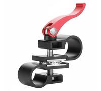 Fonowx Supporto per Canna da Pesca Staffa Portatile in Alluminio con Bloccaggio Rapido Rotazione a 360 Gradi E Diametro Regolabile Adatto per Laghi Fiumi , Nero , 19-22mm