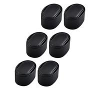 Fonowx Supporto per orologio con cuscino per orologio da 6 pezzi, supporto per presentazione di polsini con cuscino per orologio per scatola, nero