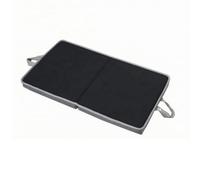 Fonowx Tappetino Ginocchia Multifunzione Cuscino Protettivo Imbottito Tappetino da Lavoro Neoprene E Schiuma Ad Alta Elasticità Pieghevole a Libro con, Grigio E Nero, Grande