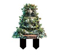 Fonowx Targhetta Decorativa con Fate per Giardino Prato E Patio in Materiale Acrilico Robusto Adatta a Spazi Aperti E Percorsi