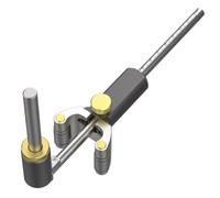 Fonowx Tracciatore Bifunzionale Marcatura Legno Righello Scriber Goniometro con Corpo in Alluminio E Acciaio Puntale Affilato Regolazioni Adatto a Falegnameria Officina Cantieri Aule di Formazione