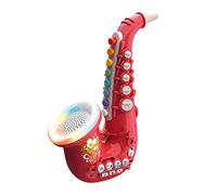 Fonowx Tromba Giocattolo Bambini Strumento Musicale Educativo Simulazione Effetti Luce Adatto per Regali Festa Sviluppo Intelligenza Decorazione