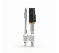 Fonowx Ugello Regolabile Ad Alta Pressione con Lancia a Doppia Funzione Beccuccio Nebulizzatore Attacco Rapido Impugnatura Ergonomica Acciaio Inox Resistente, Inox 3-7GPN-3.0-3.0