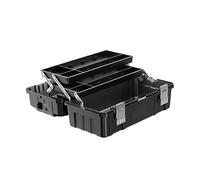 Fonowx Valigetta Porta Attrezzi Organizer con Scomparti Multifunzionale Cassettiera Maniglia Ergonomica Materiale Resistente Adatta per Riparazione Elettrici, S