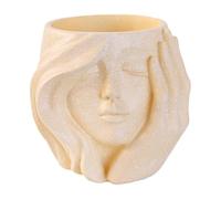 Fonowx Vaso per Piante a Forma di Viso, Versatile, Regalo Creativo per Donne E, Fioriera a Forma di Testa per Balcone, Giardino, Cortile E Ufficio