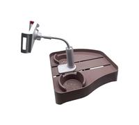 Fonowx Vassoio per Vasca Idromassaggio Antiscivolo 3 in 1 con Portabicchieri per Campeggio, Patio Esterno