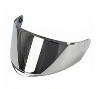 Fonowx Visiera Casco Visiera Sostitutiva Lente Parasole Schermo Protettivo Parabrezza Policarbonato Leggero 135 Punti di Cerniera per Montaggio, Array, Lente Placcata Argento