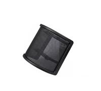 Fonowx Wind Filtro per Microfono Schermo Antivento Parabrezza Deflettore Materiali PP Acciaio Silicone Schermo Anti Montaggio Universale su Microfoni a, Nero, Senza Spugna