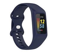 FONREST Cinturino in un unico pezzo compatibile con Fitbit-Charge-6/5/4/3/SE, cinturino in morbido silicone lavabile, cinturino di ricambio per orologio sportivo per Activity Tracker donna uomo
