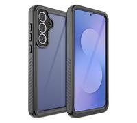 FONREST Custodia impermeabile per Samsung-Galaxy-S25-FE 5G IP68, trasparente, sottile, sigillata, subacquea, antiurto, antipolvere, antineve, TPU PC ibrido per esterni, con cinturino da polso