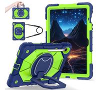 FONREST Custodia robusta per Samsung Galaxy Tab S10 Lite 10,9 pollici 2025 SM-X400/X406B con supporto per penna a S, cavalletto girevole/maniglia ad anello per appendere tracolla resistente agli urti