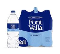 Font Vella - Acqua minerale naturale - 6 bottiglie da 1000 ml
