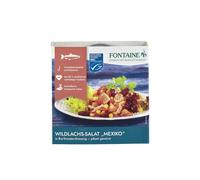 Fontaine - Insalata di salmone messicano selvatico con salsa di pomod