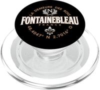 Fontainebleau Francia Coordinate Napoleone e Fleur de Lis PopSockets PopGrip per MagSafe