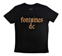 Fontaines D.C. Gothic Logo ufficiale Uomo maglietta unisex