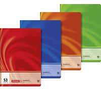 Fontana 104348502 - Quaderno per vocaboli (A5 Premium, 32 fogli a righe, con suddivisione linea)