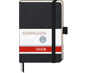 Fontana 105521905 Quaderno Klassik (copertina rigida, 9,5 x 12,8 cm, Dotted, 192 pagine) 1 pezzi nero